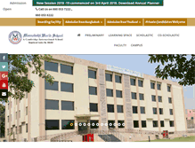 Tablet Screenshot of meenakshiworldschool.com